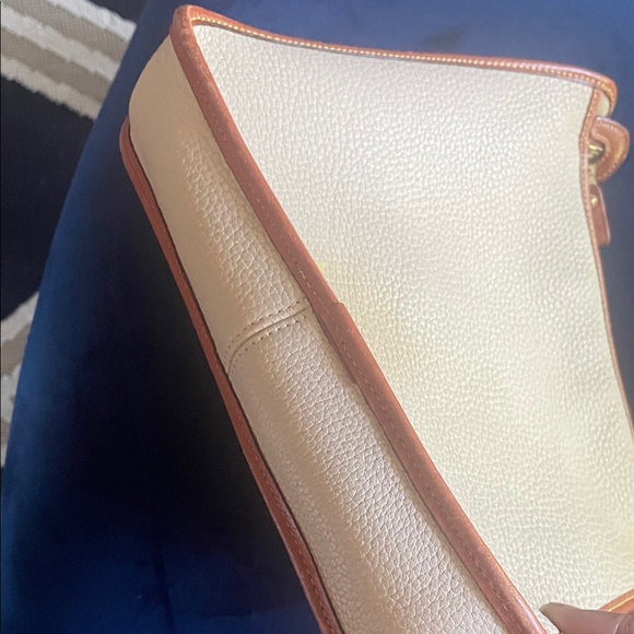 Dooney & Bourke Cream and Brown Crossbody Bag - Picture 5 of 6